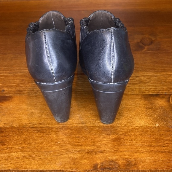 Umberto Raffini signature black Leather platform ankle boots Eu 39 US 8.5 - Picture 6 of 14